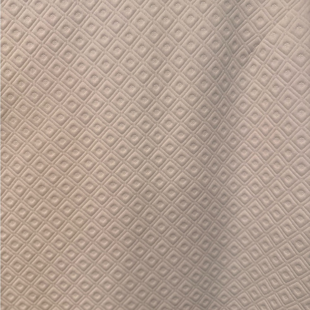 Tommy Hilfiger Diamond Textured Quilted Mod White Shift Dress size 10 - Picture 3 of 8